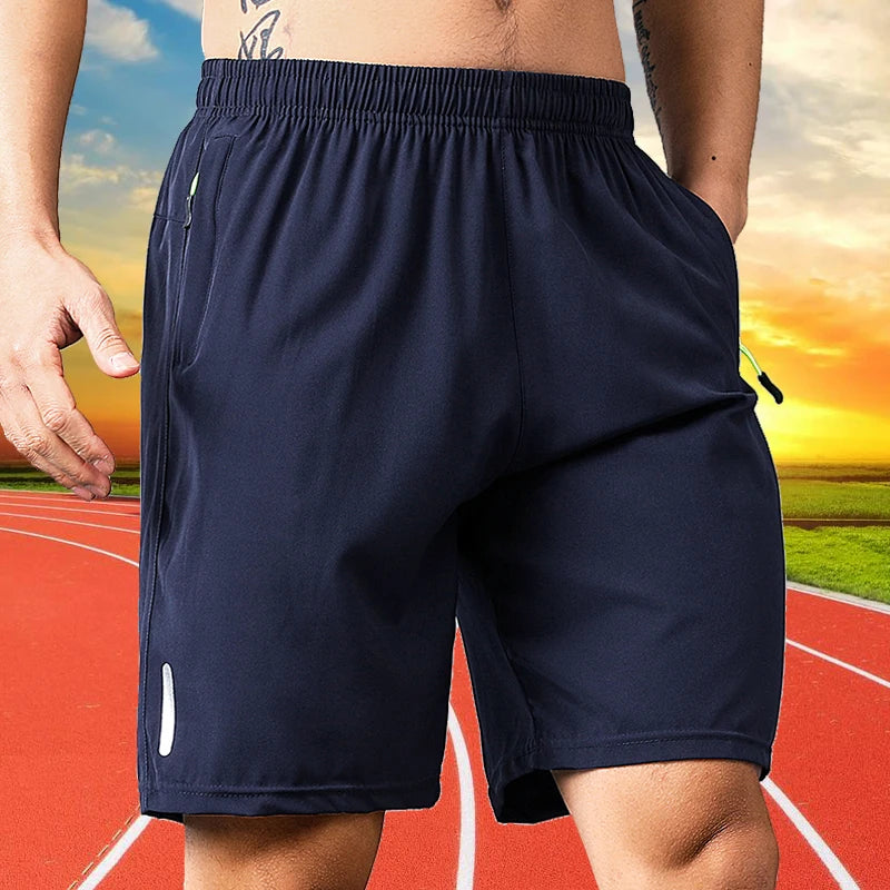 Quick Dry Shorts Men Summer Running Jogging Fitness Bottoms Thin Breathable Beach Short Pants Men Football Soccer Sports Shorts