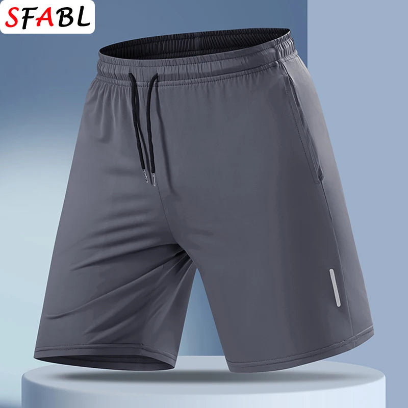 Quick Dry Shorts Men Summer Running Jogging Fitness Bottoms Thin Breathable Beach Short Pants Men Football Soccer Sports Shorts