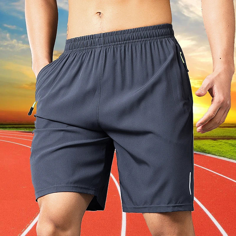 Quick Dry Shorts Men Summer Running Jogging Fitness Bottoms Thin Breathable Beach Short Pants Men Football Soccer Sports Shorts