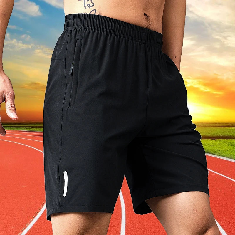 Quick Dry Shorts Men Summer Running Jogging Fitness Bottoms Thin Breathable Beach Short Pants Men Football Soccer Sports Shorts