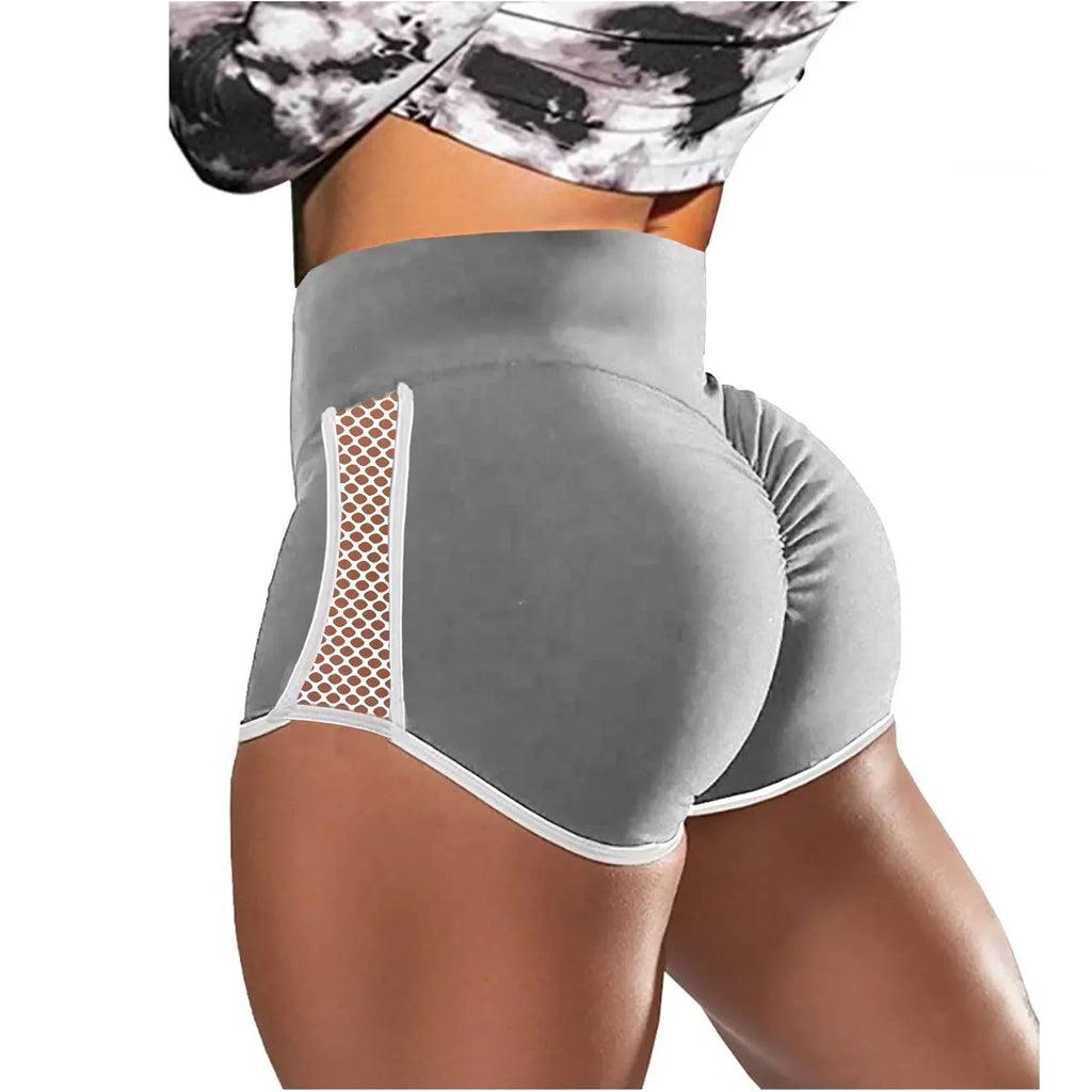 High Waist Push Up Short Elasticity Scrunch Butt Fashion Shorts Running Shorts Sports Shorts Womens Clothes Gym Training Tights